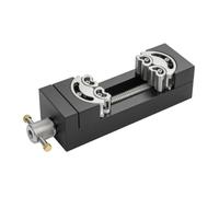 harayaa Mini Morsa Vise Clamp Morsa da Banco Morsa da Tavolo Morsa Compatta in Lega di Alluminio con Ganasce in Acciaio E Maniglia in Ottone per Serraggio