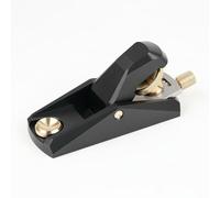 harayaa Mini Pialla Manuale Pialla a Mano Pialla da Banco Pialla Compatta Pialla a Blocco a Basso Angolo in Lega di Alluminio, Standard 105x39x52mm, Pialla Ad Angolo Basso In Alluminio Nero