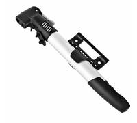 harayaa Mini Pompa a Palloni Pompa Bici Gonfiatore Portatile Pompa Manuale Resistente con Valvola Doppia Presta Leggera con Supporto da Telaio Adatta per Commuting Turismo Attività Ricreative