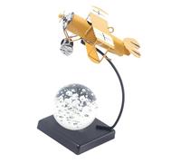 harayaa Modello di Aeroplano, Decorazione da Tavolo, Arte, Multifunzionale, da Collezione, Decorazione, Scultura, Aereo, per armadietto, Tavolo, casa, Giallo