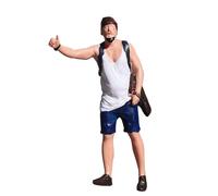 harayaa Modello in Scala 1:64 di Figure Umane per Diorama E Giochi, Man Taking a Taxi