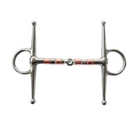 harayaa Morso Equestre con Bocchetta a Doppio Snodo E Rulli in Metallo per Cavallo con Misura della Bocca 127 Mm per Controllo Preciso E Rilassamento Durante La Guida Adatto per Dressage E Lavoro in