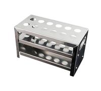 harayaa Organizer per Provette con 12 Fori, Robusto E Portatile, Portaprovette Cilindrico