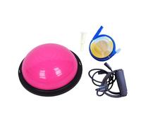 harayaa Palla da Equilibrio Piattaforma Instabile Mezza Palla Fitness Strumento per Core Training Attrezzo Multifunzione con Design Portatile Adatta a Regali, Rosa