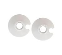 harayaa Parte di Ricambio per Cestello per Bastoncini Da Trekking Da 2 Pezzi, Protezioni per Punte di Ricambio per Bastoncini Da Passeggio, Accessori per Punt, Bianco