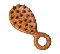 harayaa Pettine in legno per massaggio del cuoio capelluto, pettine in legno largo per uso domestico, per massaggio dei tessuti profondi della testa, per