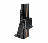 harayaa Piattaforma di Sollevamento Verticale Tavola Elevatrice Manuale Piano di Posizionamento Regolabile Scorrimento a Coda di Rondine con Cremagliera, LWZ60-L200