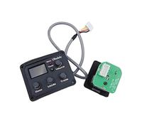 harayaa Pickup Attivo per Strumenti a Corda Preamplificatore Integrato Modulo Preamp con Controlli Multipli Piastra di Base Solida Collegamenti Inclusi, Ukulele