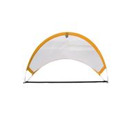 harayaa Porta da Calcio Bambini Rete Mini Set Allenamento Gioco Portatile Struttura in Vetroresina Maglia Spessa Apertura Rapida Adatta a Pratica Tiri Bambini, Arancione