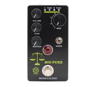 harayaa Processore Pedale Modulazione Suono Chitarra Stompbox Robusto Manopole Regolazione Switch a Levetta Footswitch Reattivo Costruzione in Alluminio, BIG FUZZ