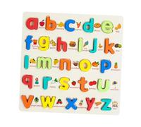 harayaa Puzzle in Legno per attività Educative in età Prescolare, Set di attività di Apprendimento per Bambini dai 3 Ai 5 Anni, ABC