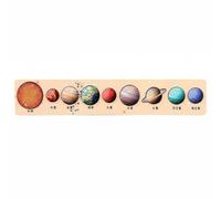 harayaa Puzzle Pianeti Tabellone Celestiale Legno Istruzione Giocattolo Educativo Interattivo Coordinazione Mano-occhio Sviluppo Adatto Bambini Didattica, Pianeti G