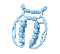 harayaa Relax Roller 20 Ruote Strumento per Massaggio dei Tessuti Profondi Morsetti Circolari per Gambe Rullo Leggero per Gambe per Attrezzatura da Bodybuildi, Blu