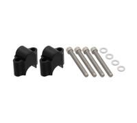 harayaa Riser per Manubrio da 22 Mm più Co | Alluminio Lavorato CNC, Riser per Manubrio con Staffa di Montaggio, Anticorrosione, Motociclisti