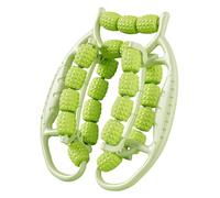 harayaa Rullo Massaggiante Circolare per Gambe con Morsetto, Leggero, Multifunzione, Portatile, per Muscoli, per Palestra Indoor, Bodybuilding, Verde