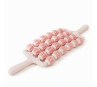 harayaa Rullo Massaggio Bambini Rullo Massaggiante Corpo Rullo Autotrattamento Attrezzo Automassaggio con Perline a Punta Morbido Ergonomico per Sollievo, Pink, 4-Row