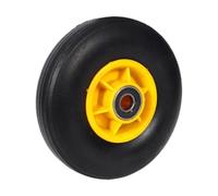 harayaa Ruota per Carrello a Mano, Ruota per griglia Tosaerba con Pneumatici pieni per impieghi gravosi per compressore d'Aria, bordatore, Accessori per, 23 Cm