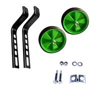 harayaa Ruote di Supporto per Bicicletta per Bambini, stabilizzatori per Bicicletta, Kit di Montaggio per stabilizzatori per Bicicletta, Verde