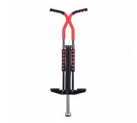 harayaa Saltatore con Manubri E Supporto Anteriore Attrezzatura per Equilibrio E Ginnastica con Corpo Centrale in Metallo E Rivestimento Colorato Adatto per Palestra E attività Fisica, Rosso, Nero