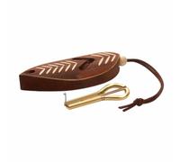 harayaa Scacciapensieri Strumento Folk Bocca Arpa Scacciapensieri Ottone Tono Profondo con Custodia Legno Intagliata Adatto per Meditazione Performance Sperimentali