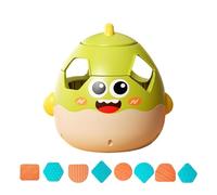 harayaa Scatola per l'ordinamento delle forme, blocchi testurizzati, gioco di abbinamento colorato per l'educazione della prima infanzia, ordinamento, Dinosauro