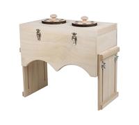 harayaa Scatola per portatile per vita, collo, ginocchia, spalle e schiena, comoda scatola per in legno con bruciatore per, L