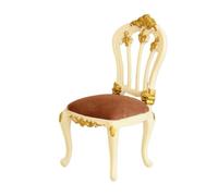 harayaa Sedia in Miniatura D'Arredo per Bambole Sedia Decorativa Modello Realistico Accessorio per Modellismo in Resina Adatto a Regali per Colle, caffè