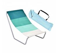 harayaa Sedia Sdraio Portatile Poltrona Pieghevole Lettino Chaise Longue con Design Sagomato di Supporto Struttura in Ferro Leggera Montaggio Rapido Adatta, Multicolore M