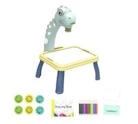 harayaa Set da Tavolo per Disegnare con Proiettore E 12 Penne Colorate, Kit per Graffiti E Scarabocchi, Forniture Artistiche, Regalo per Ragazzi E Ragazze, Modelli Scuri 48