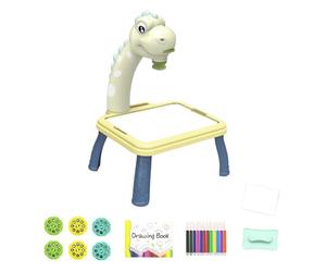 harayaa Set da Tavolo per Disegnare con Proiettore E 12 Penne Colorate, Kit per Graffiti E Scarabocchi, Forniture Artistiche, Regalo per Ragazzi E Ragazze, 48 Motivi Luminosi