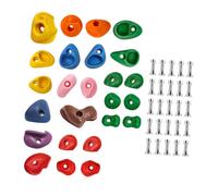 harayaa Set di Prese per Pareti di Roccia, Accessori per Parchi Giochi, Regalo Antiscivolo, Pietre da Arrampicata, Giocattoli, Supporto per Bambini, Palestra
