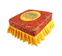 harayaa Sgabello per Inginocchiarsi Multifunzionale con Copertura Sgabello per La Preghiera Panca per Inginocchiarsi per Pregare, Set Rosso