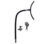 harayaa Soffione doccia con struttura ad acqua Head, robusto accessorio per ciotola per shampoo portatile per lavandino per salone, Style a