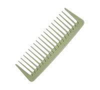 harayaa Spazzola per capelli districante, pettine di paglia di grano, parrucchiere, pettini a denti larghi, spazzola districante per capelli, per barbiere, Verde