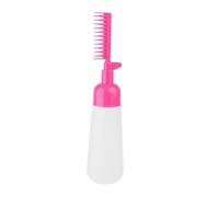 harayaa Spazzola per flacone di tintura per capelli Pettine per colore dei capelli Strumento Pettine per flacone, Rosa Rossa