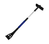 harayaa Spazzola per raschia-ghiaccio e neve con tergivetro, robusta, 2 in 1, telescopica, leggera, con testa girevole a 360°, impugnatura in schiuma per SUV, Blu
