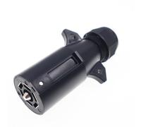 harayaa Spina 7 7 Pin Rimorchio Sicuro | Alloggiamento Cilindrico Resistente, Connettore Elettrico a 7 Pin, Standard Europeo, Spina con Cappuccio Posteriore Filettato, Stile A