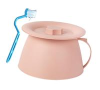 harayaa Sputacchiera Portatile con Coperchio, Orinatoio Notturno Ispessito con Coperchio, Vaso per Orinatoio Multiuso per La Casa, Camera Da Letto, Bambini, Rosa
