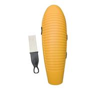 harayaa Strumento Guiro per bambini, percussioni latine, accompagnamento musicale, sussidio didattico, giocattolo educativo precoce per le classi della scuola, Giallo