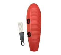 harayaa Strumento Guiro per bambini, percussioni latine, accompagnamento musicale, sussidio didattico, giocattolo educativo precoce per le classi della scuola, Rosso