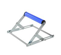 harayaa Supporto a Rullo Portatile | in Acciaio Inox, Supporto con Rulliera, Cavalletto Pieghevole, per Officina, Laboratorio, Falegnami, 20CM