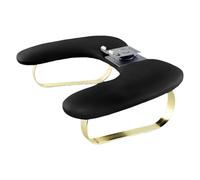harayaa Supporto per mani per nail art da salone, con supporto per telefono, stazione da tavolo per unghie, strumento per il trucco, Nero
