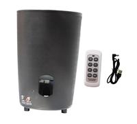 harayaa Table Tennis Robot Multifunzione con Telecomando Regolabile Macchina Pong Automatica Metallo Resistente capacità 80 Palline Adatto per Sessioni D, Nero