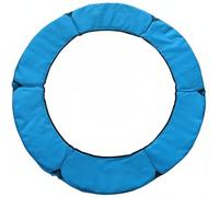 harayaa Tappeto di Trampolino Copertura Elastici Bordo Protettivo Imbottitura Spessa Facile da Montare per Trampolini da Giardino Adatto Bambini Sport All’aperto, Blu, 1.4M