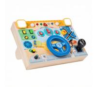 harayaa Tavola attività a Tema Guida per Bambini Tattile Pannello Sensoriale con e Comandi Auto con Bordi Lisci per Area Giochi, Aula Scolastica