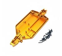 harayaa Telaio per Auto Rc Inferiore di Base Supporto in Alluminio 6061 Lavorato Cnc per Maggiore Rigidità Stabilità Adatto Ad Alta Velocità Pista Fuoristrada Hobbisti 1/16, Oro