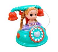 harayaa Telefono Musicale Interattivo per Bambini - Dispositivo Elettronico Educativo per L'apprendimento, Verde, Taglia unica bambino