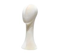 harayaa Testa di manichino per esposizione di parrucche, modello stabile, espositore per collane, porta cappelli, porta parrucche per berretto e collana, Style B