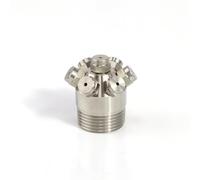 harayaa Testina Spruzzo Multigetto Ugello, 1 Pollice Esterno Diametro Foro 2,0 Mm, Tipo A Più Teste, 7 Fori, Filettatura Esterna Da 1 Pollice, Diametro Foro 2,0 Mm