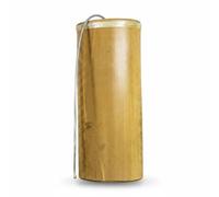 harayaa Therapy Drum Tamburo a Molla Manuale Shaker a Tubo Strumento per Percussioni Corpo in Bambù E Pelle Modulazione Del Timbro Adatto per Meditazione, XL